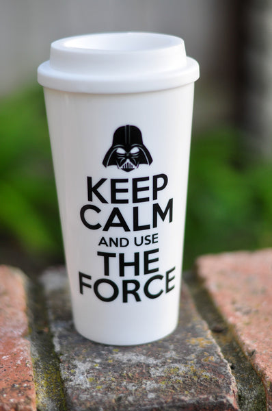 Keep Calm and Use the Force - Coffee Travel Mug
