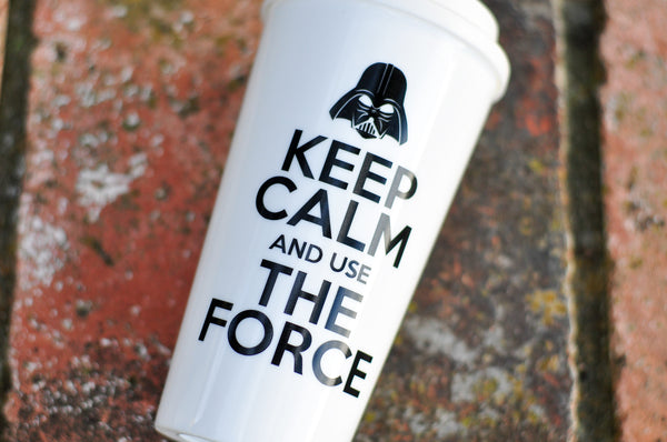 Keep Calm and Use the Force - Coffee Travel Mug