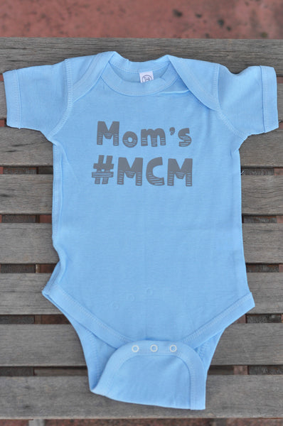 Mom's #MCM Onesie | Baby Blue