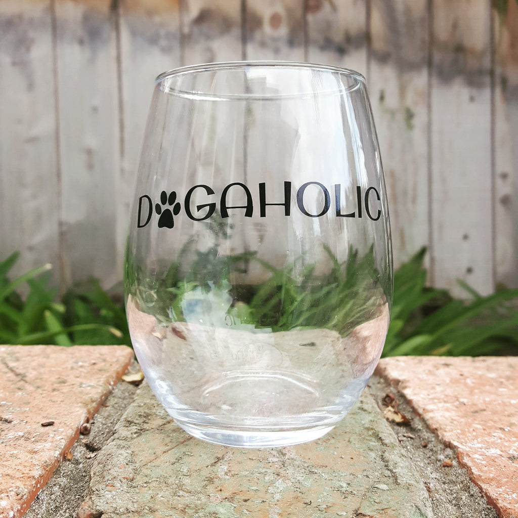 Dogaholic - Wine Glass