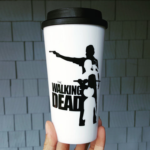 The Walking Dead Theme - Travel Coffee Mug