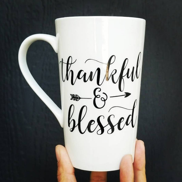 Thankful & Blessed | Ceramic Coffee Mug