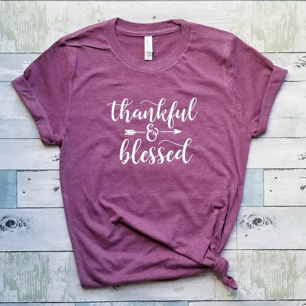 Thankful & Blessed | Heather Maroon