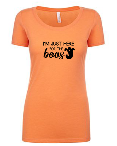 I'm just here for the BOOs Tee | Orange