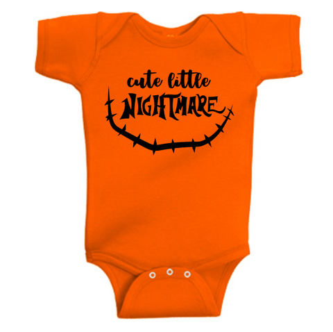 Cute Little Nightmare Onesie | Orange