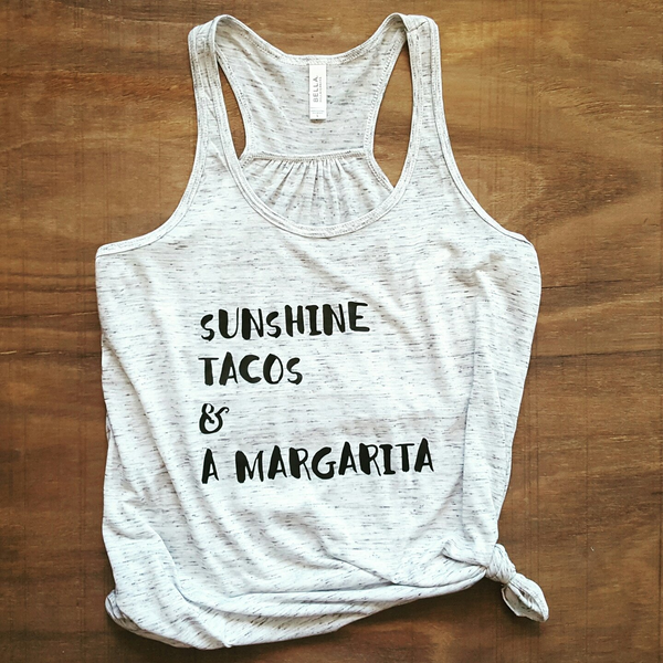 Sunshine, Tacos & a Margarita | White Marble